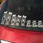 Stick People Stickers On Cars